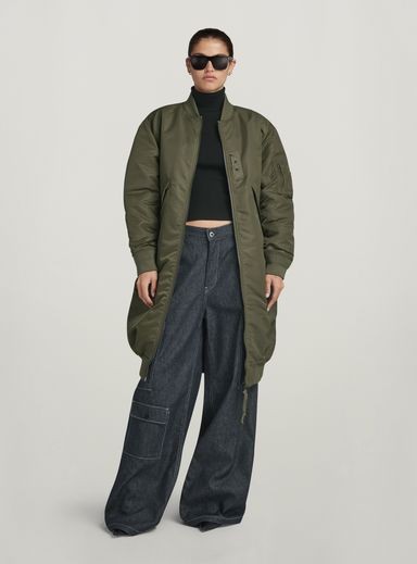 Cazadora Bomber Long